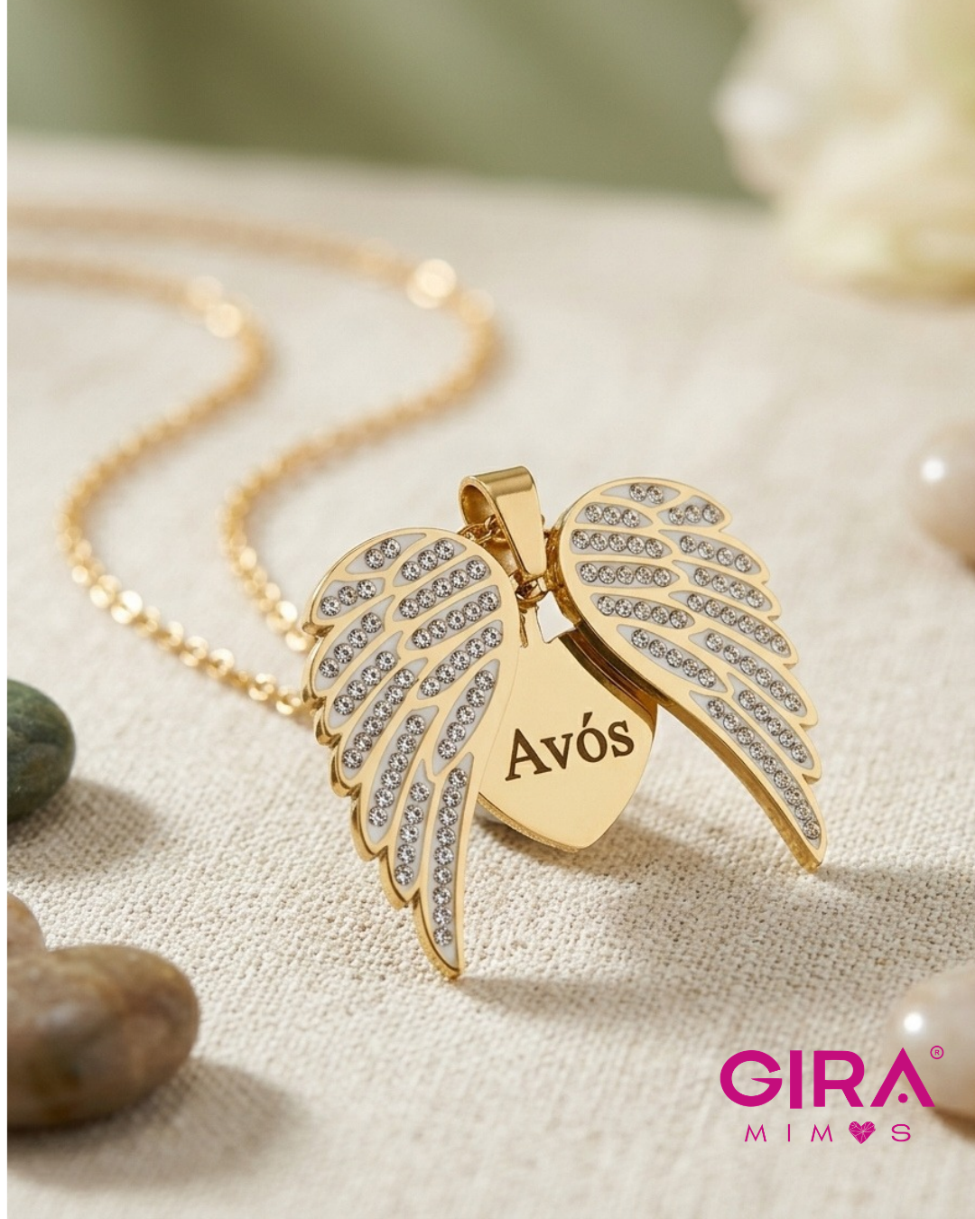 Colar Asas de Anjo