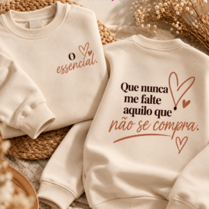 Sweat O Essencial — Coleção Palavras que Vestem | Gira Mimos®